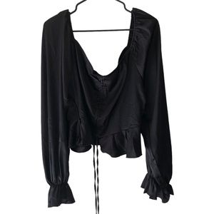 SHEIN Plus Size women long sleeve cropped top (3XL)